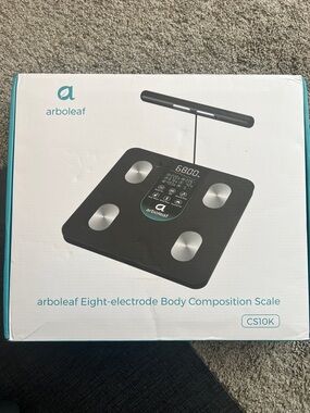 Arboleaf Model CS10K Segmental Body Composition Smart Scale NEW IN BOX